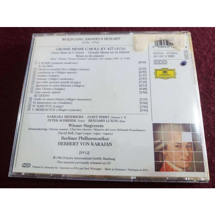 MOZART GROSSE MESSE  3D COLLECTION