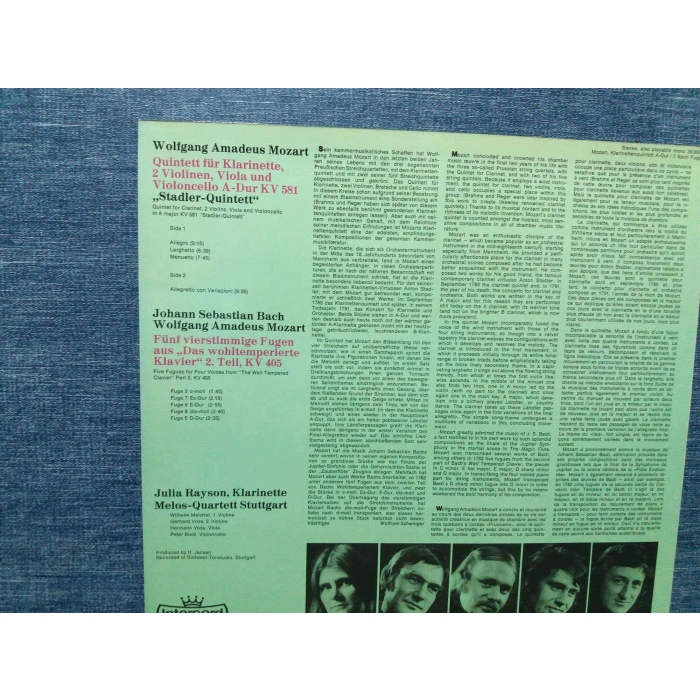 MOZART KLARINET QUINTETT