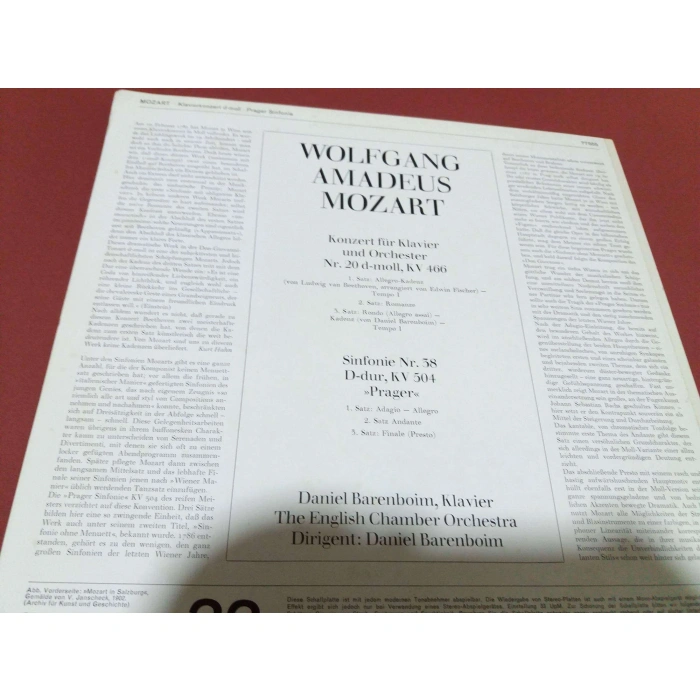 MOZART KLAVIER Nr.20 PRAGER