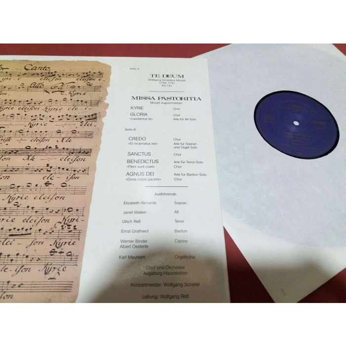 MOZART MISSA PASTORITIA TE DEUM