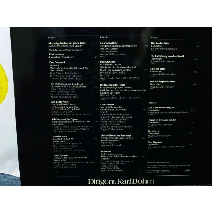 MOZART OVERTUREN ARIEN SZENEN KARL BÖHM    2 LP