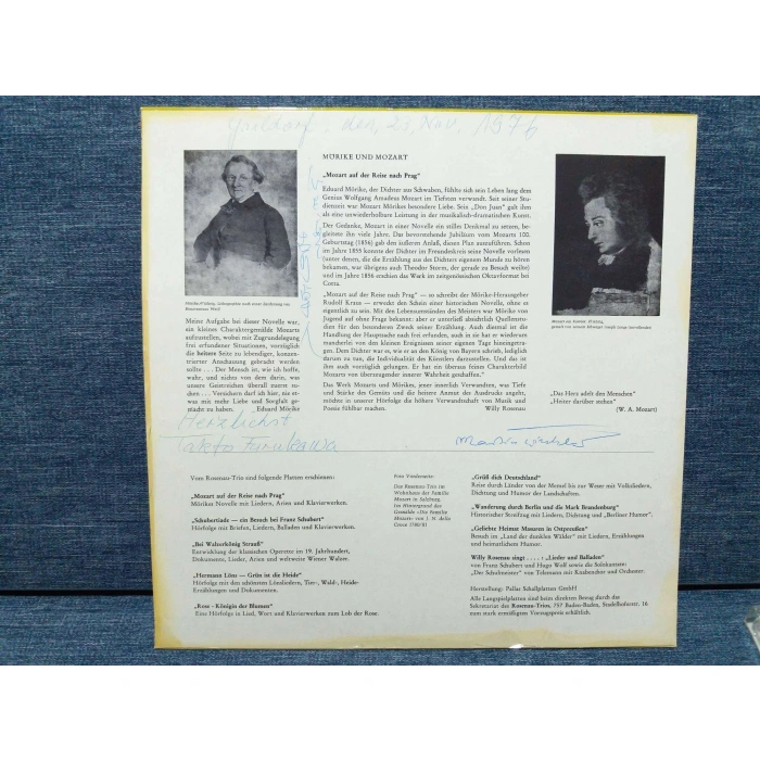 MOZART PRAG ROSENAU TRIO BADEN