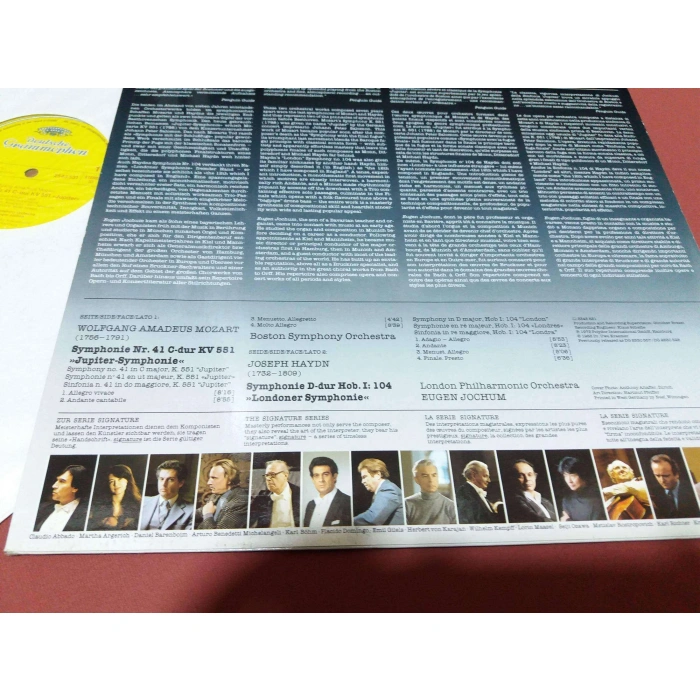 MOZART SYMPHONIE NO.41 JUPITER NO.104 LONDON