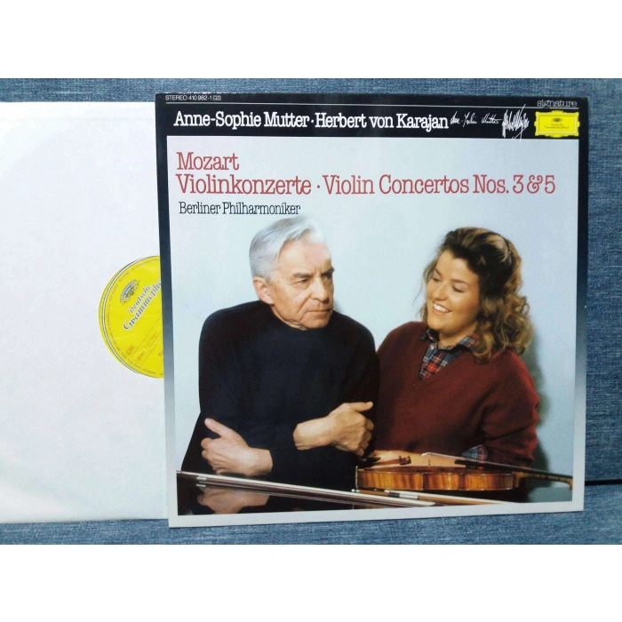MOZART VIOLIN CONCERTOS Nr.-3  Nr.5 ANNE MUTTER KARAJAN