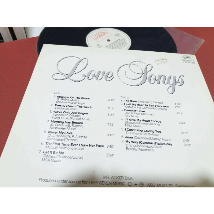 MR ACKER BILK LOVE SONGS