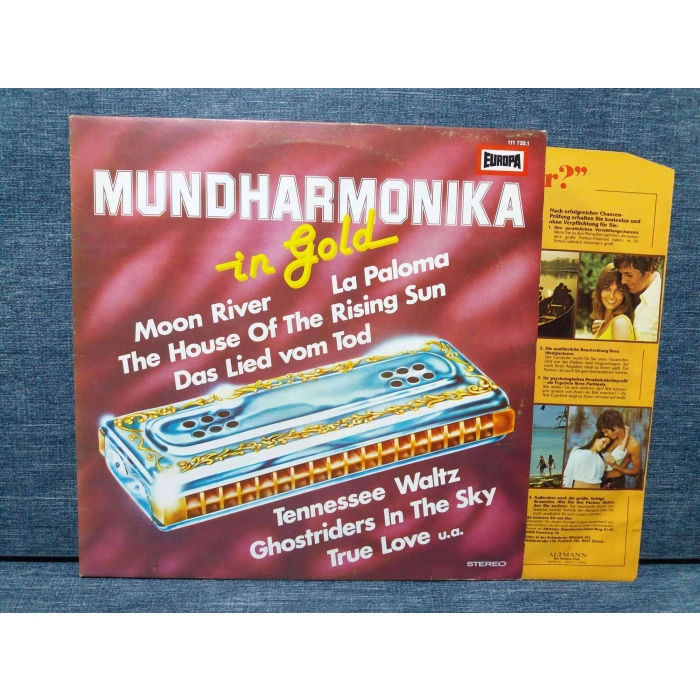 MUNDHARMONIKA IN GOLD