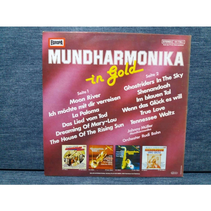 MUNDHARMONIKA IN GOLD