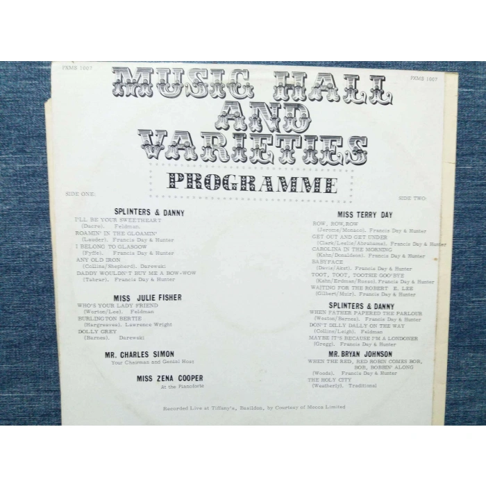 MUSIC HALL VARIETIES