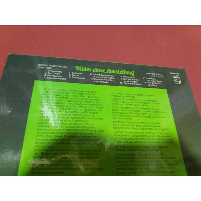 MUSSORGSKY BILDER EINER MAURICE RAVEL