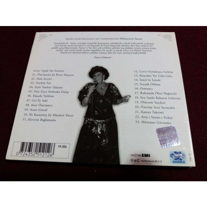 MÜZEYYEN SENAR ÖLÜRSEM YAZIKTIR