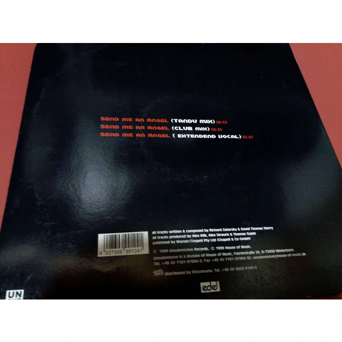 MYTHOSN DJ COSMO SEND ME AN ANGEL  MAXI LP