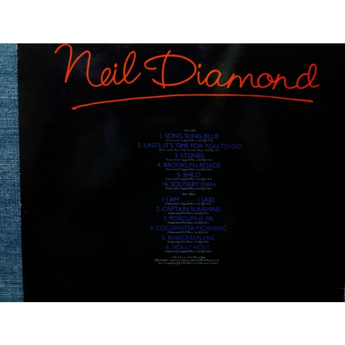 NEIL DIAMOND SOMG SUNG BLUE