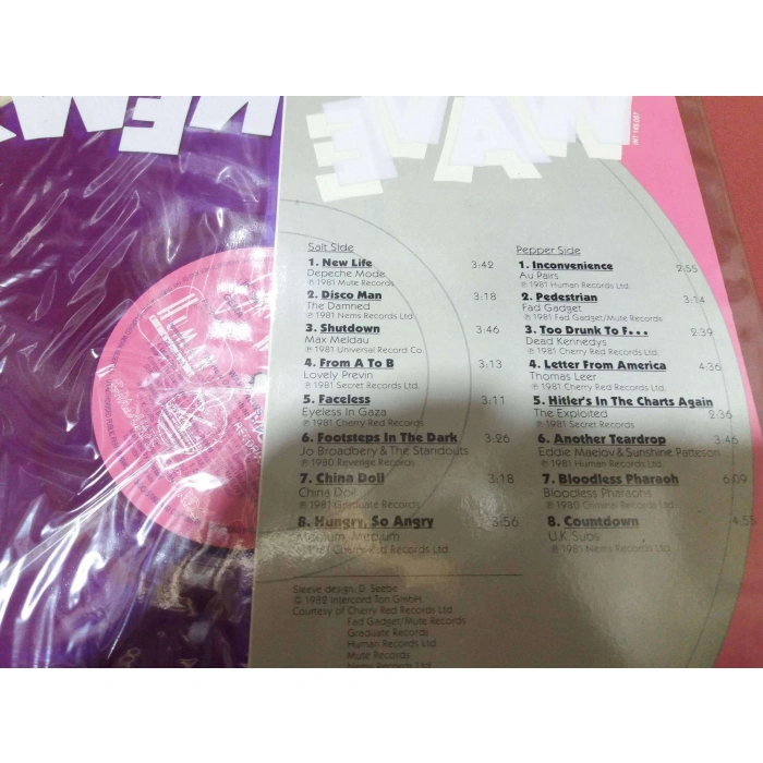 NEW GENERATION OF MUSIC  ( RENKLİ LP )