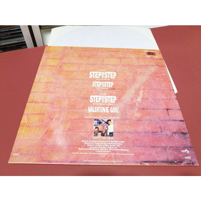 NEW KIDS ON THE BLOCK STEP BY STEP  MAXI LP