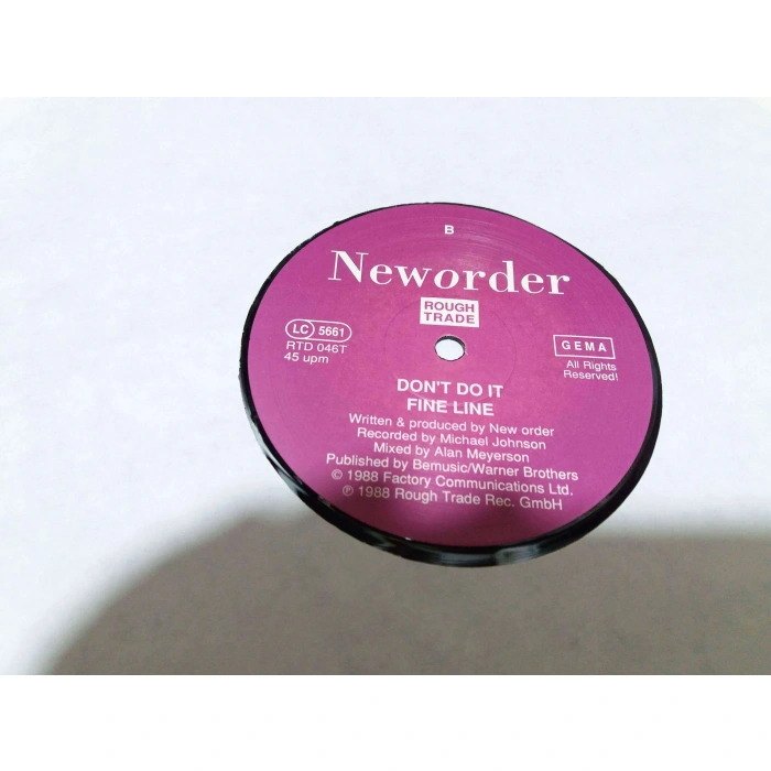 NEW ORDER FINE TIME MAXI LP