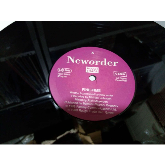 NEW ORDER FINE TIME MAXI LP