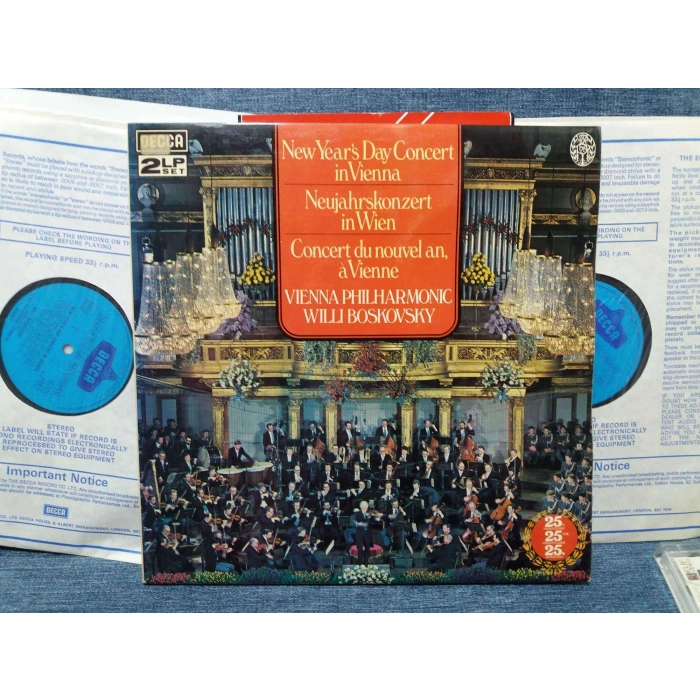 NEW YEARS DAY CONCERT IN VIENNA 2 LP