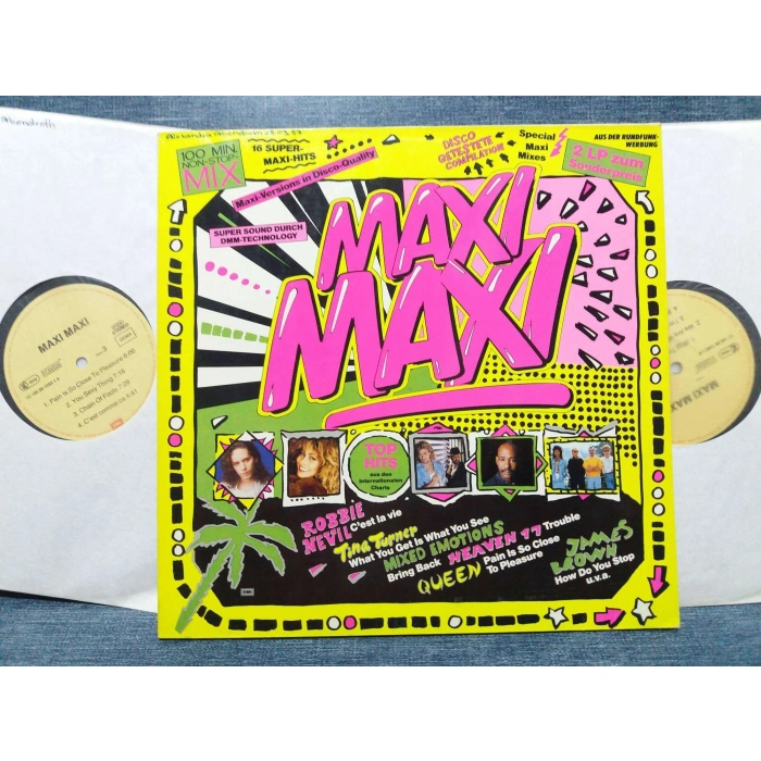 NON STOP MIX 16 SUPER MAXI HITS    2 LP