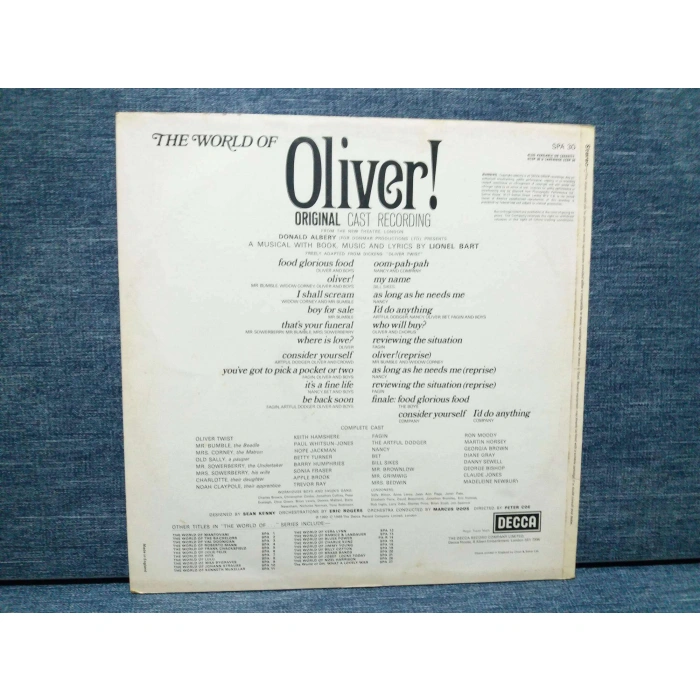 OLIVER WORLD OF FILM MUSIC