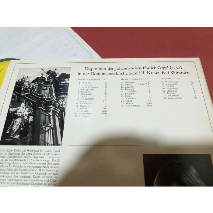 ORGELMUSIK DES ROKOKO