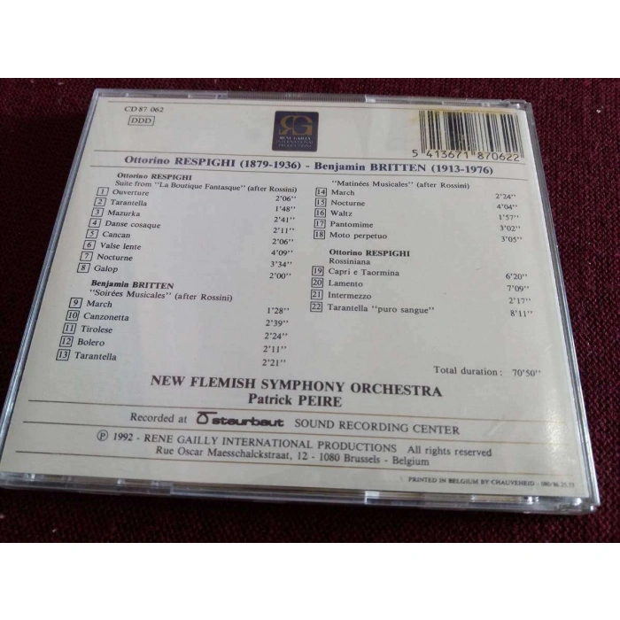 OTTORINO RESPIGHI BENJAMIN BRITTEN