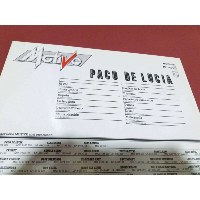 PACO DE LUCIA LP ALBUM