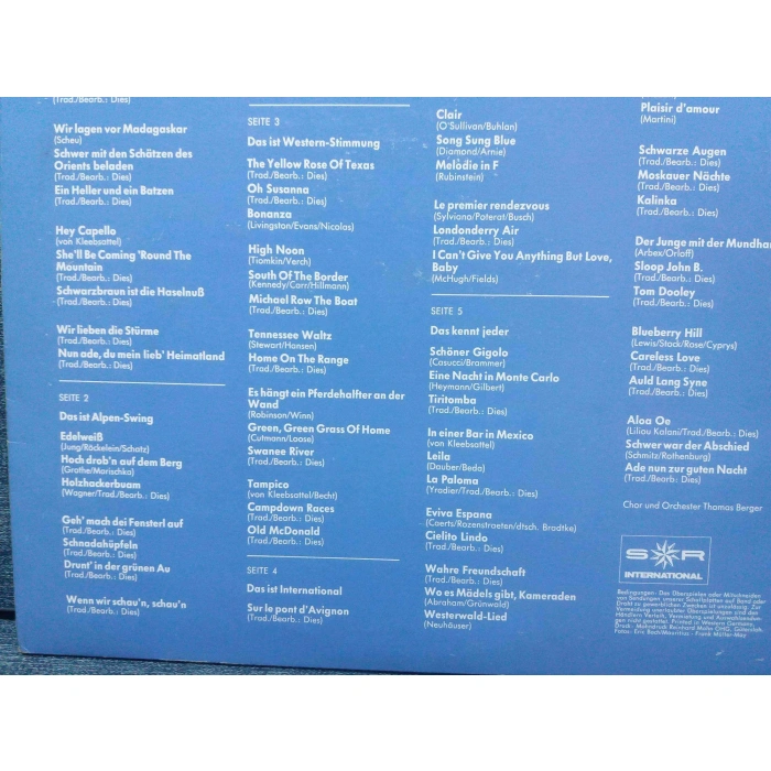 PARTY TANZ 84 MELODIEN FOLK WESTERN SONG   3 LP