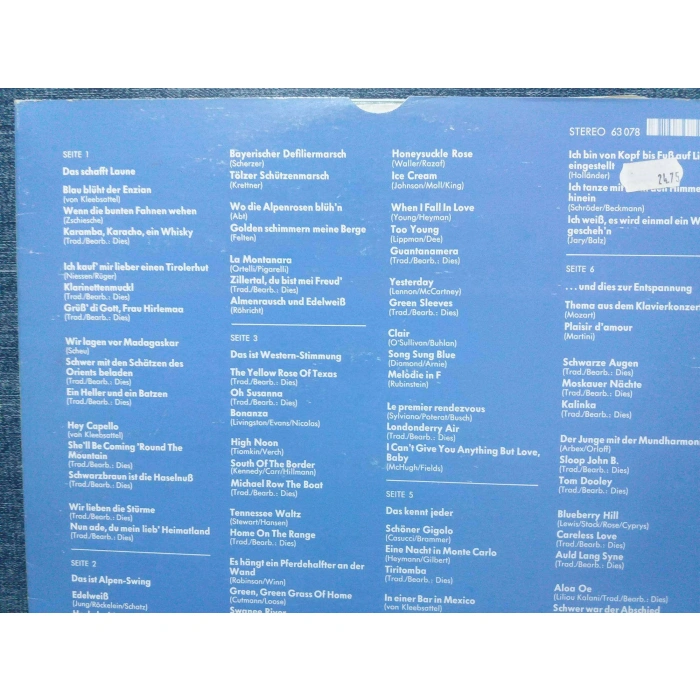 PARTY TANZ 84 MELODIEN FOLK WESTERN SONG   3 LP