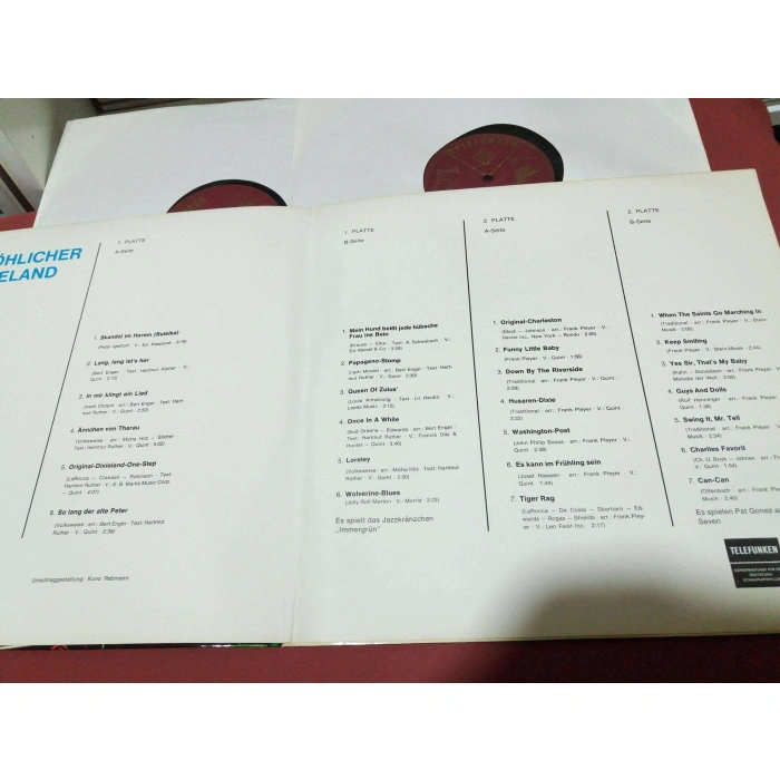 PAT GONEZ CRAZY SEVEN FROHLICHER DIXIELAND   2 LP