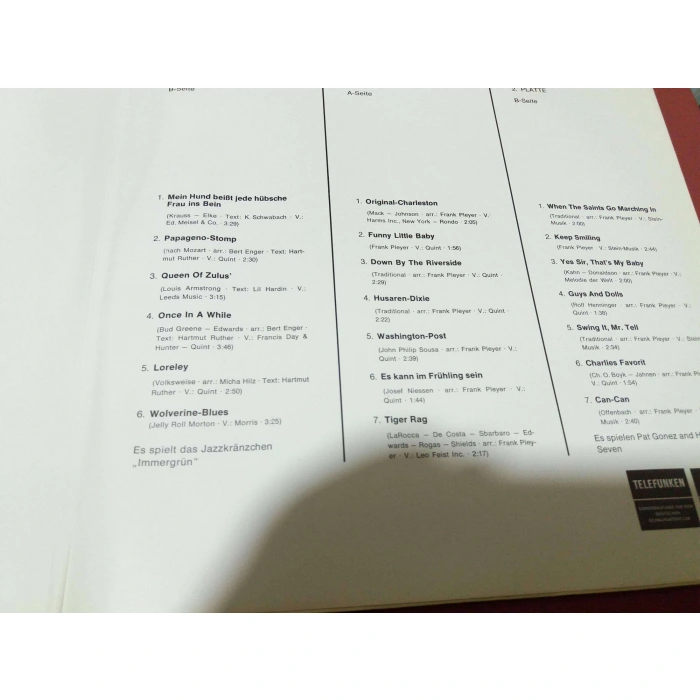 PAT GONEZ CRAZY SEVEN FROHLICHER DIXIELAND   2 LP