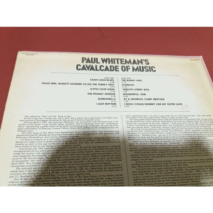 PAUL WHITEMANS CAVALCADE OF MUSIC