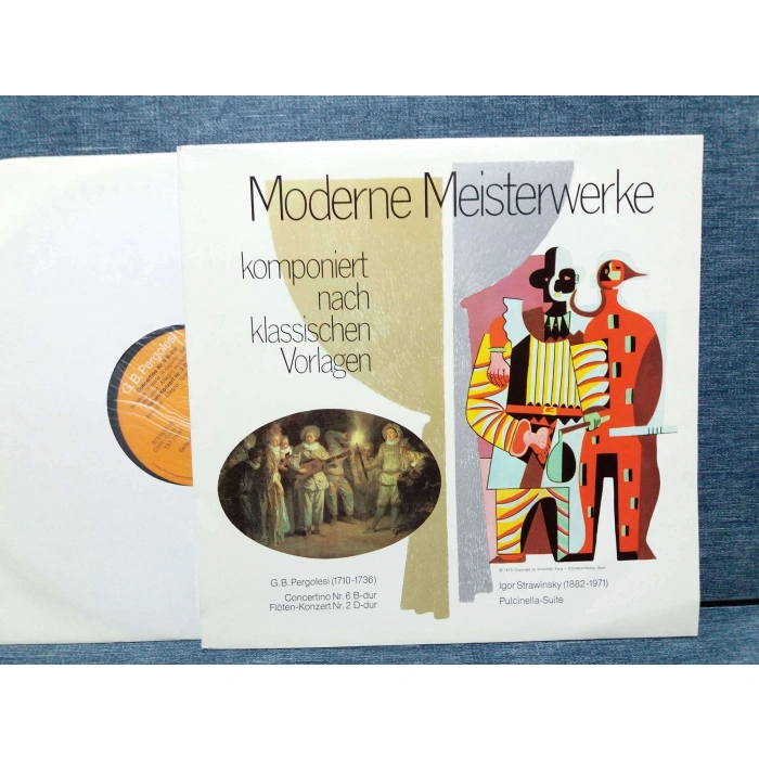 PERGOLESI STRAWINSKY PULCINELLA NEVILLE MARRINER