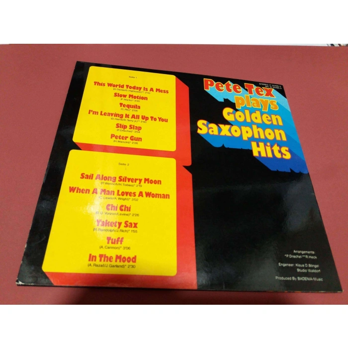 PETE TEX GOLDEN SAXOPHONE