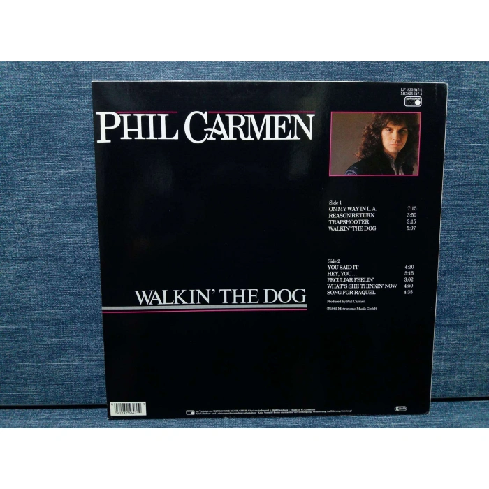 PHIL CARMEN WALKIN THE DOG