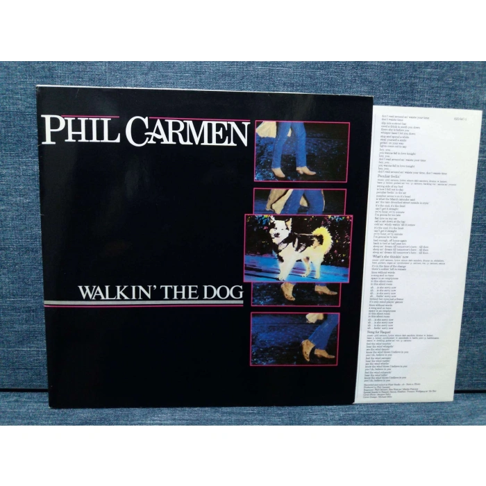 PHIL CARMEN WALKIN THE DOG