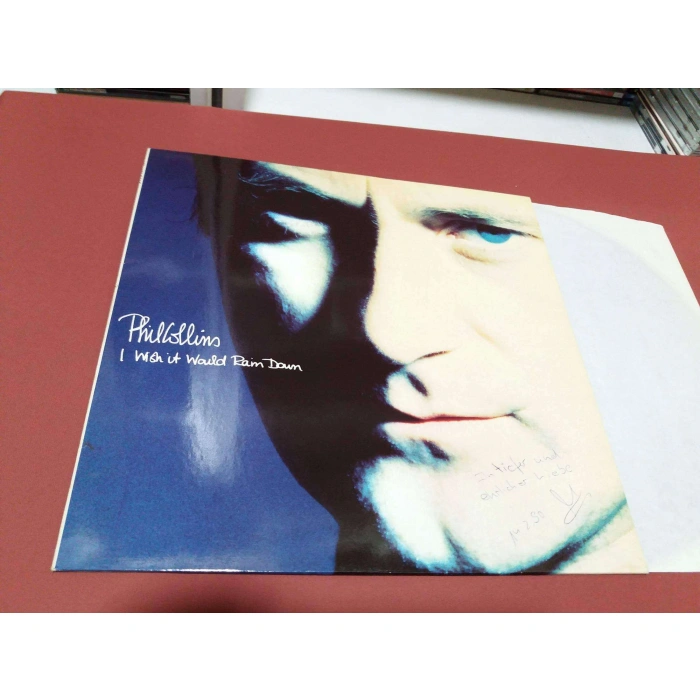 PHIL COLLINS I WISH IT WOULD RAIN DOWN MAXI LP