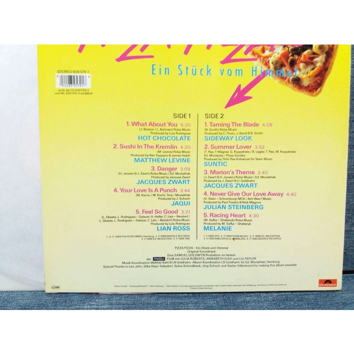 PIZZA PIZZA  SOUNDTRACK FILM MUSIC
