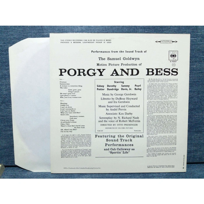 PORGY AND BESS FILM MUSIC