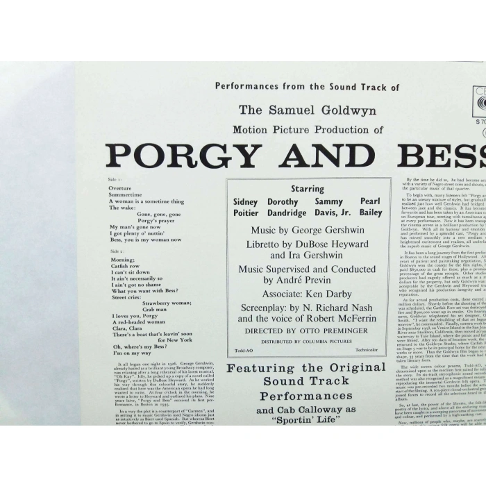 PORGY AND BESS FILM MUSIC