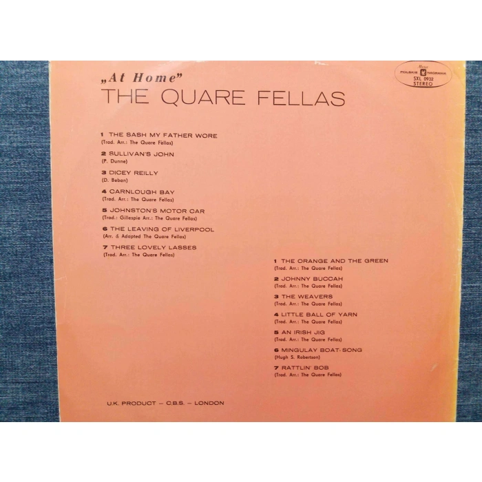 QUARE FELLAS  AT HOME  (POLONYA PRESS)