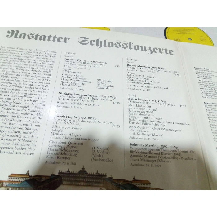 RASTATTER SCHLOSSKONZERTE 2 LP
