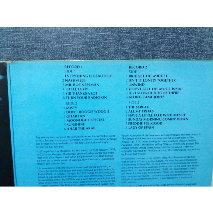 RAY STEVENS GREATEST HITS  2 LP