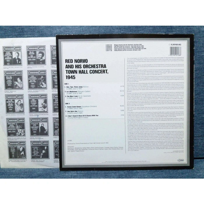 RED NORVO TOWN HALL CONCERT