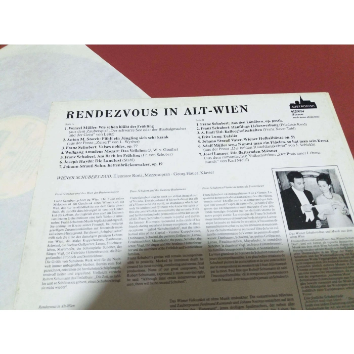 RENDEZVOUS IN ALT WIEN ELEONORE RONA GEORG HAUER