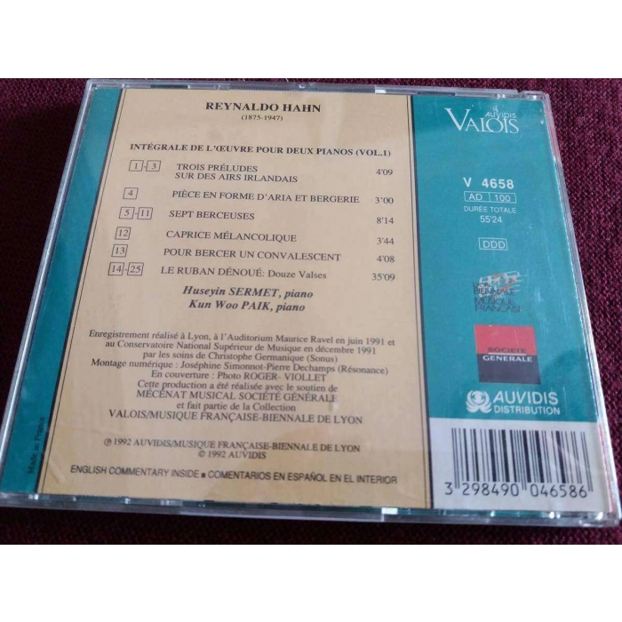 REYNALDO HAHN INTEGRALE DE HÜSEYİN SERMET