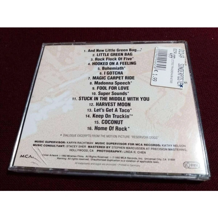 REZERVOIR DOGS FILM MUSIC