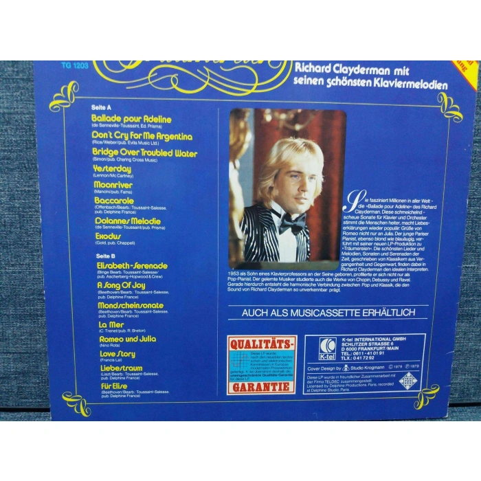 RICHARD CLAYDERMAN BEST KLAVIER TRAUM