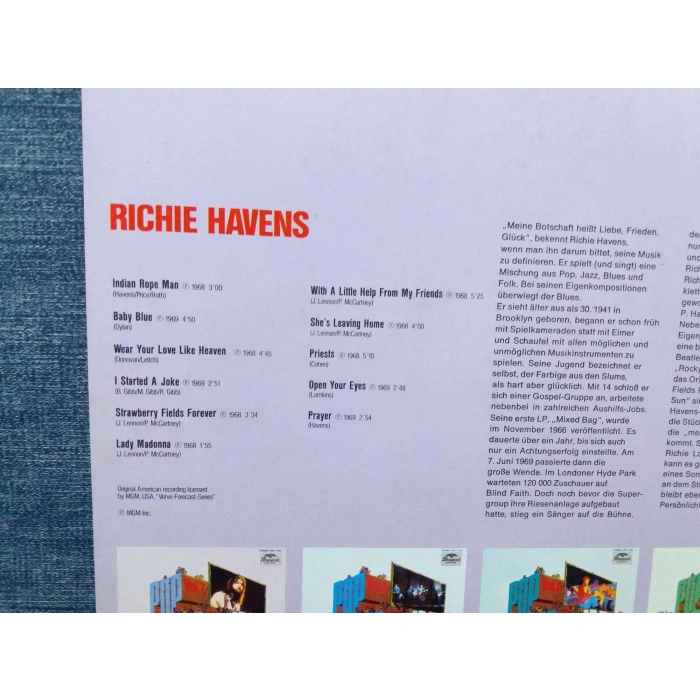 RICIE HAVENS GIANTS