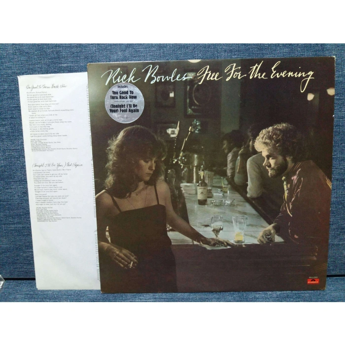RICK BOWLES FREE FOR EVENING  (PROMO COPY)