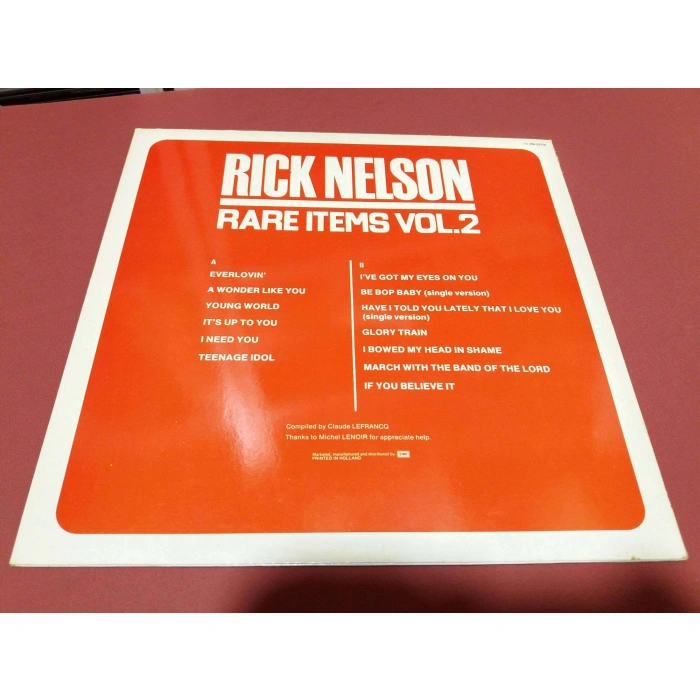 RICK NELSON RARE ITEMS